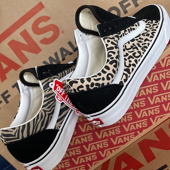 Vans Old Skool Safari Multi Mix/True White mens - Picture 15 of 16